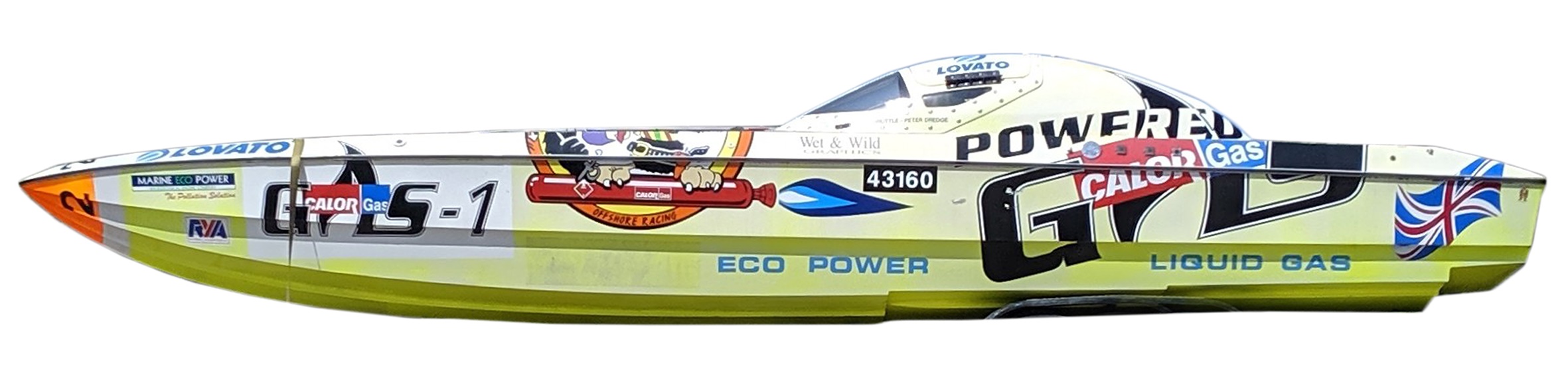 A Skater 28ft ‘Cultured Vulture’ powerboat